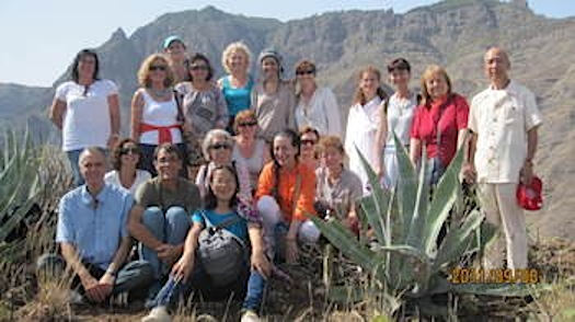 大加那利島學員歡迎大師歸來