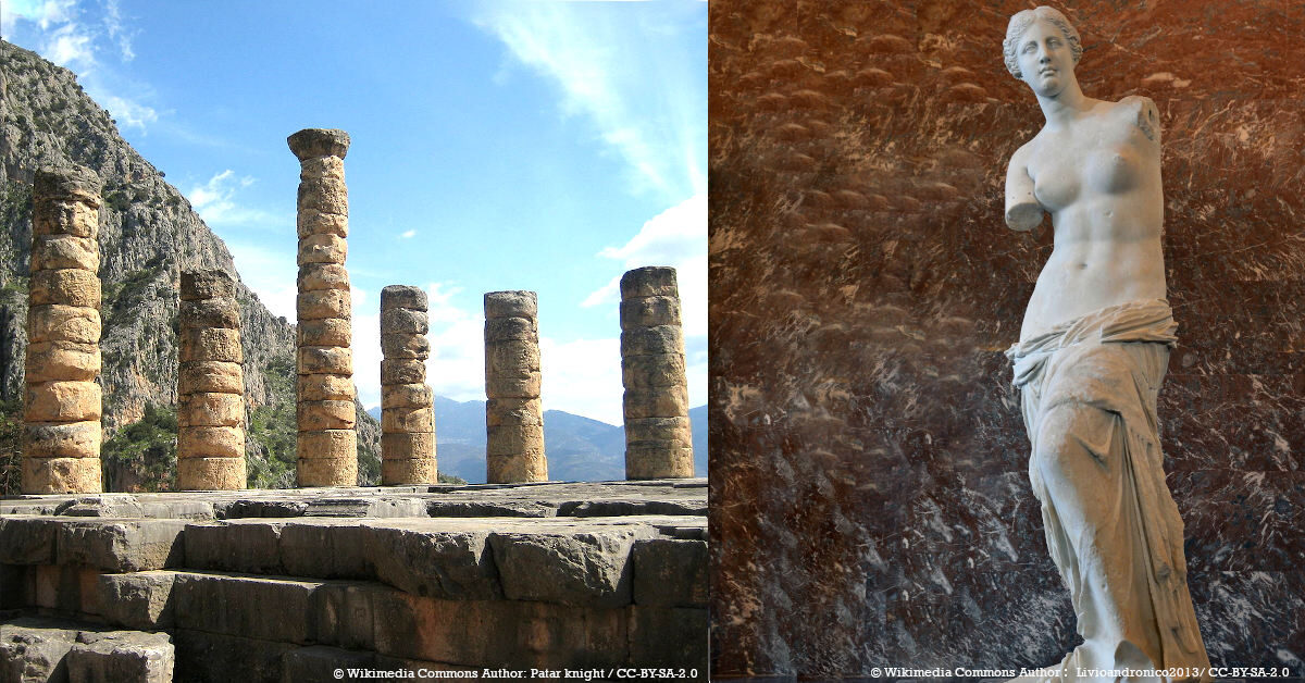阿波羅太陽神廟與維娜斯塑像